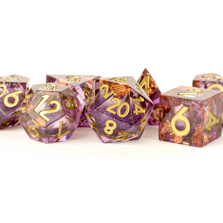 FanRoll by Metallic Dice Games - Wholesale Dice - UNIQUE! Elixir Liquid Core Dice Sets and Individual d20's1