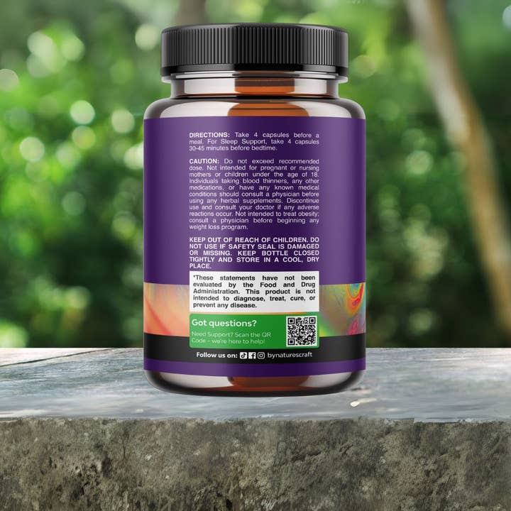 Nature's Craft - Wholesale Oral Supplement/Vitamin - Magnesium Glycinate Capsules – Sleep, Mood & Nerve Support1