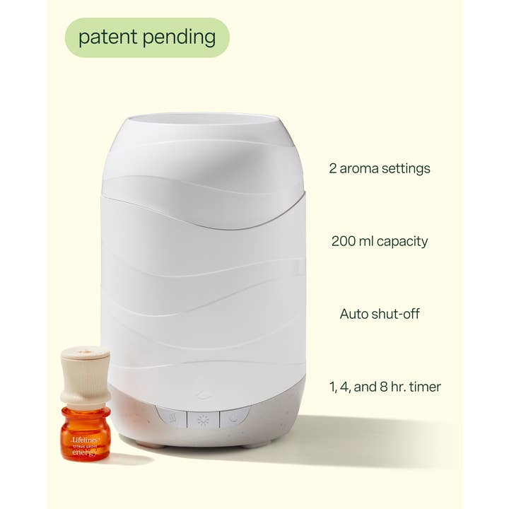 Lifelines - Wholesale Electronic Diffuser - Lifelines "Waves" Ultrasonic Diffuser (200ml) - Cascading