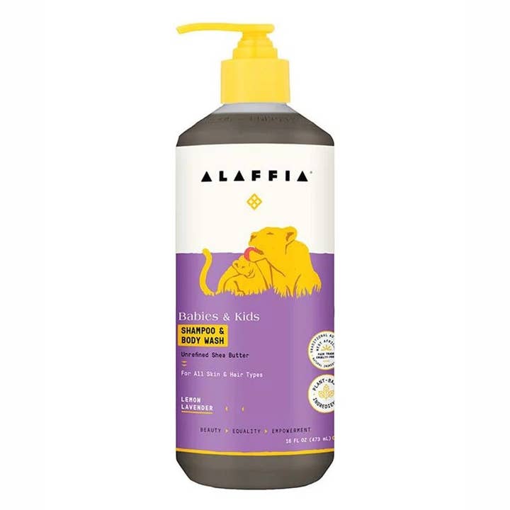 Lemon Lavender Kids Shampoo & Body Wash 16 fl. oz. for wholesale by Alaffia