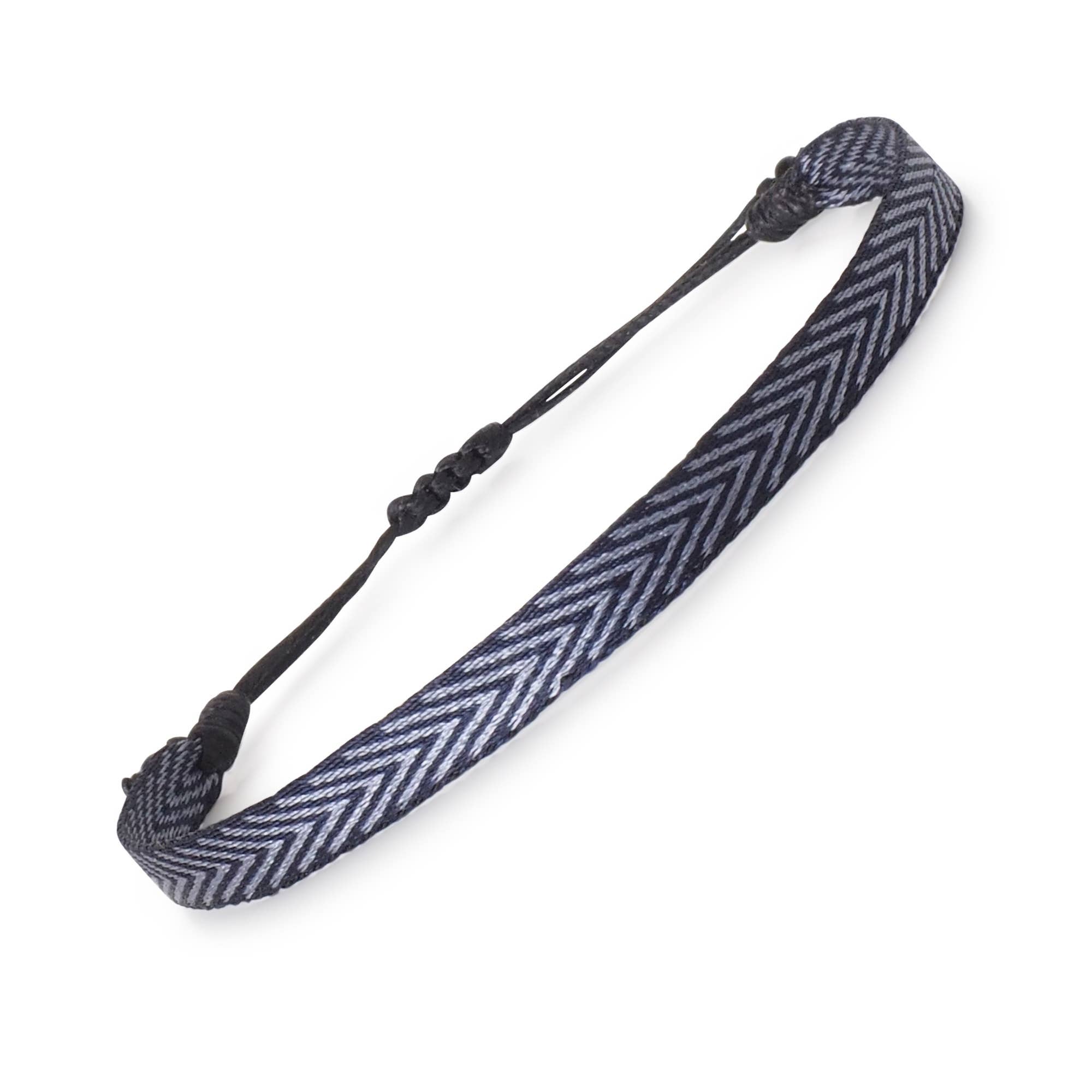 Makarla - Handmade Colombian Jewelry - Wholesale Woven/Braided Bracelet - Mens Surfer Bracelet | Stackable Bracelet | Waterproof | 9