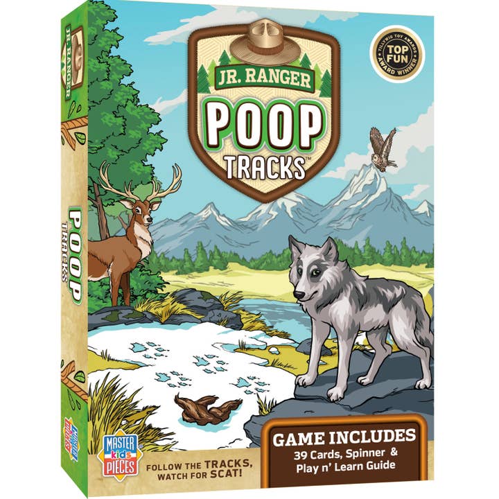 Masterpieces Puzzles - Wholesale Card Game - Jr. Ranger Poop Tracks Card Game
