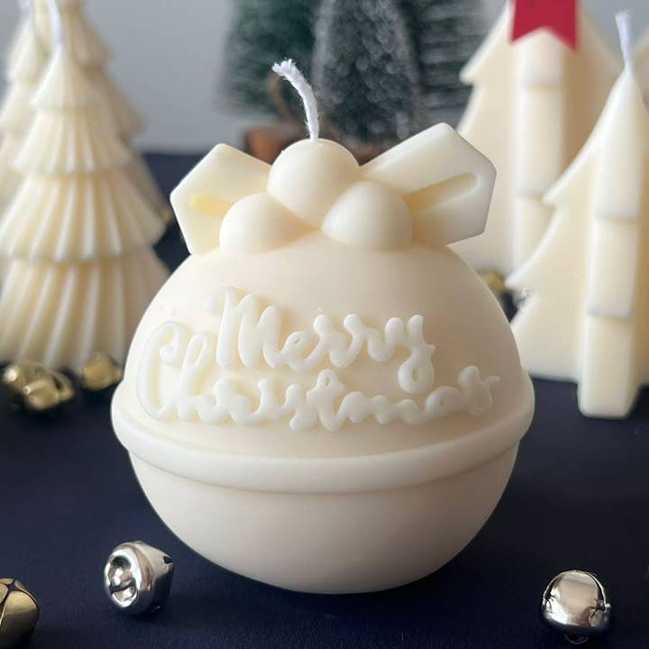 Christmas Round Bell Candle for wholesale by Kaze Creation Studio