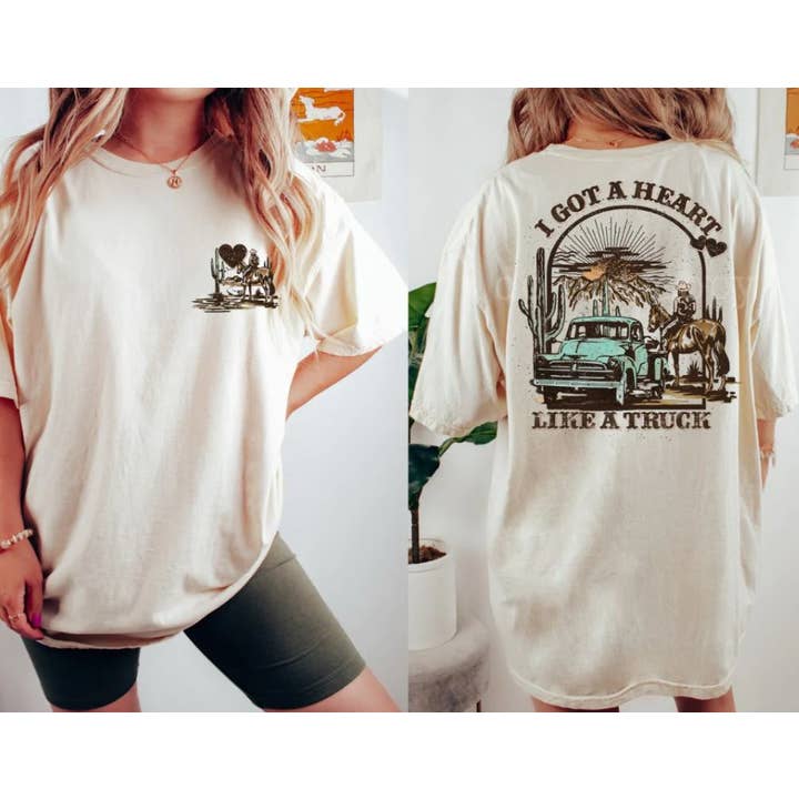 Ik heb een hart als een vrachtwagen voor wholesale door Southern Backroad Tees LLC