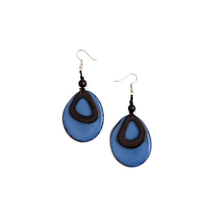 Organic Tagua Jewelry - Wholesale Dangle Earrings - Solange Earrings
