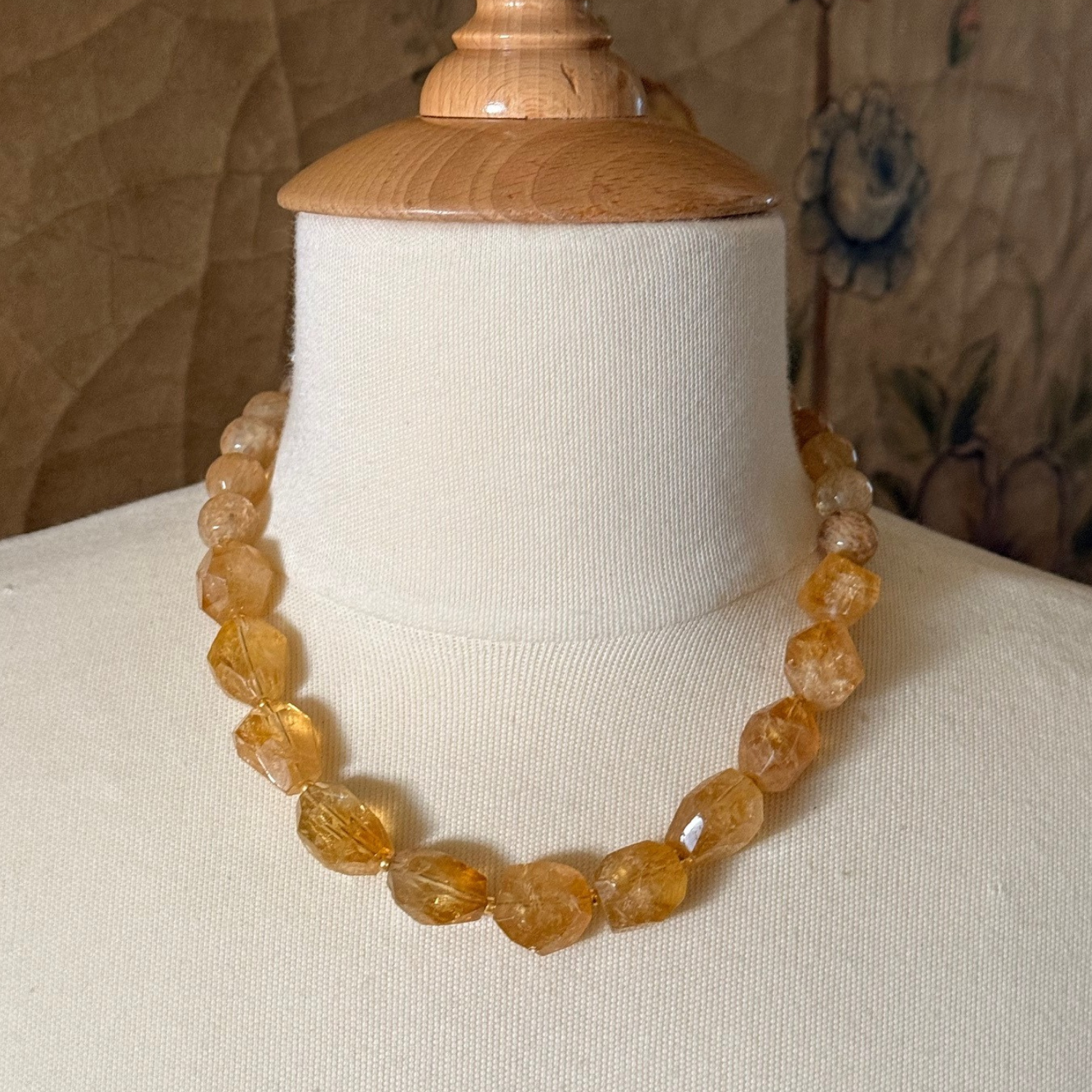 Deborah Grivas Designs - Wholesale Beaded/Pearl Necklace - Citrine Quartz And Citrine Nugget Necklace1