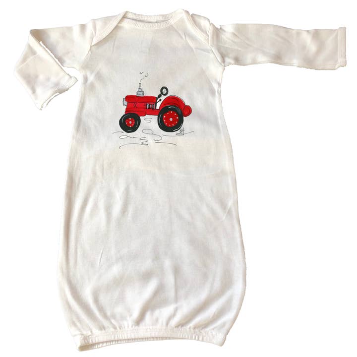 Robe pour bébé Newborn 773 Red Tractor pour la vente par Designs By Beverly, LLC