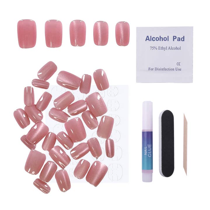 Maniology - Wholesale Press-on/fake nails - Peony Press On Nails - Short Squoval2