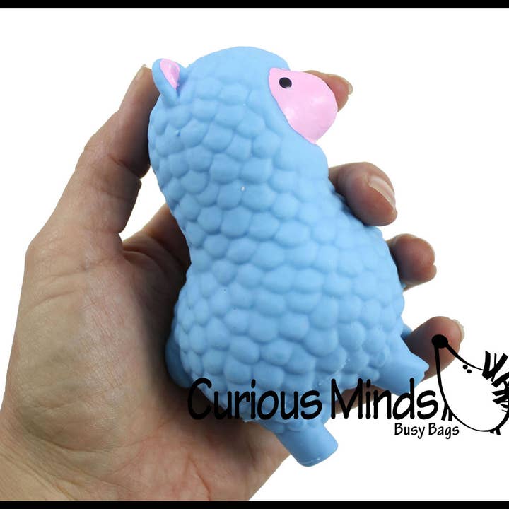 Curious Minds Toys – wholesale Squishy toy – Kids & Baby – 1 Cute Alpaca / Llama Soft Fluff- Filled Squeeze Stress Ball9