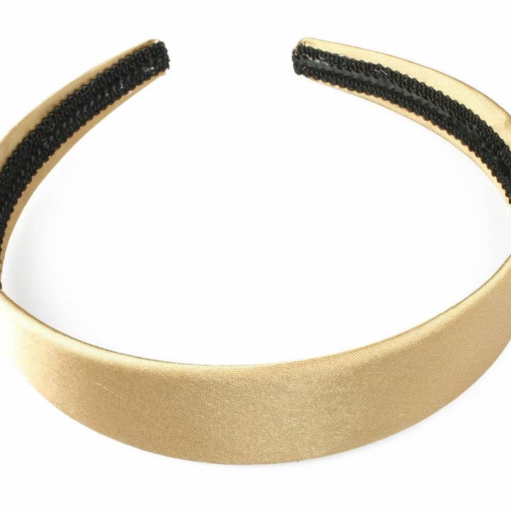 Topkids Accessories - Wholesale Fashion headband – women's - Satin Alice Headband Head Band Hairband Hair Band Women for Adult Girls Kids School 60s 70s 80s Plain Aliceband 2.5cm 1" Thick Wide Hard23