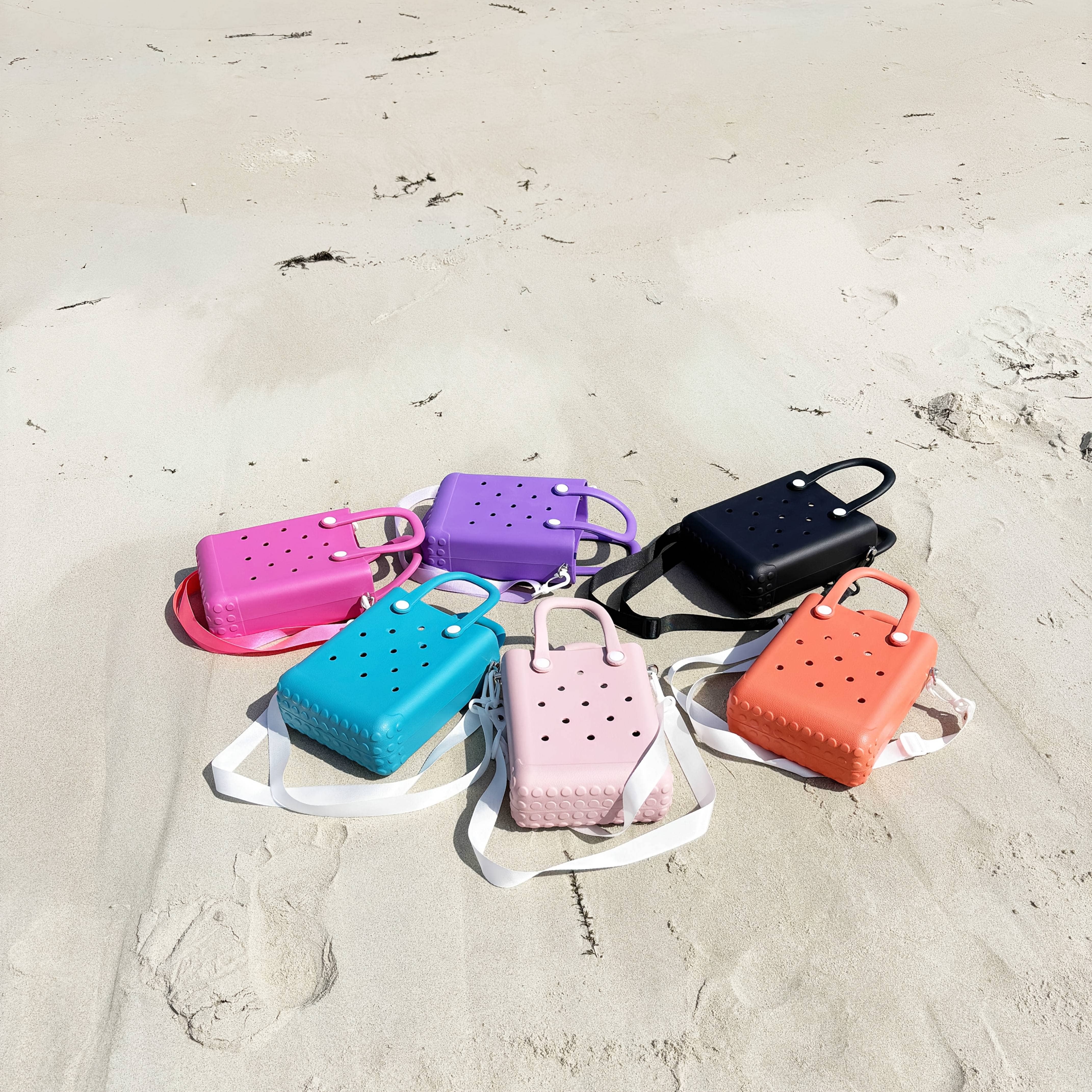 NARWEY INC - Wholesale Beach Bag - EVA Mini Beach Tote Bag Rubber Travel Bag Summer Beach Bag9