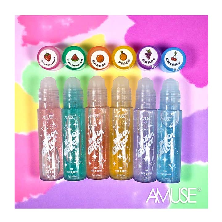 Amuse GL028 Roll on Glitter for face & Body - 36 pcs and other Purchase Wholesale roll on. Free Returns & Net 60 Terms on Faire trending on Faire.