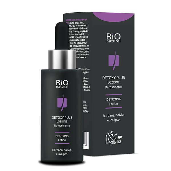 Bio Natural Detoxy plus lozione seboequilibrante 100ml per la vendita all'ingrosso da parte di REBITALIA PROFESSIONAL COSMETICS SRL