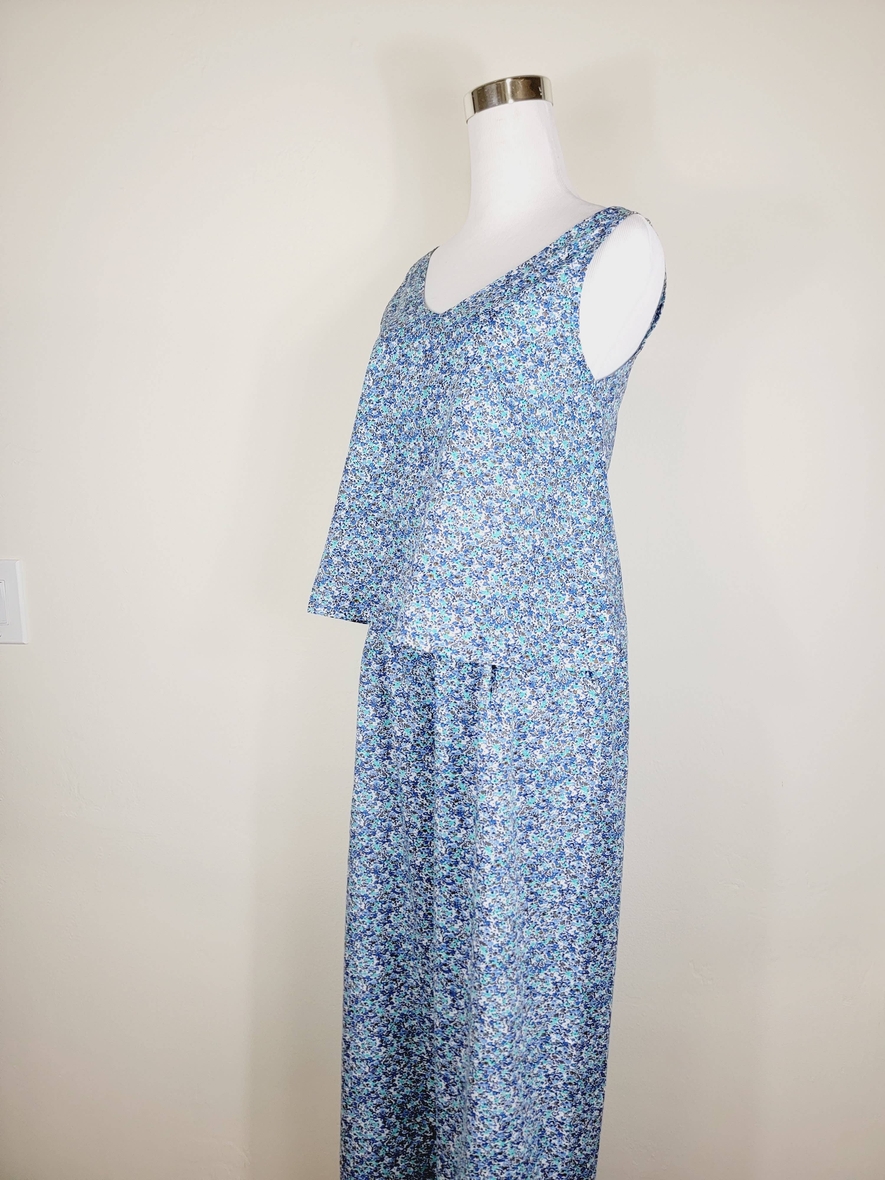 EBRU Home - Wholesale Top & Pant Set (NOT Loungewear) - Women's - Tank top with Matching Culottes elasticated belt trousers 19