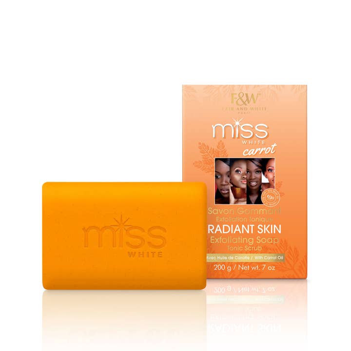 Miss hvid gulerod eksfolierende sæbe Tonic Scrub 200g for engroshandel hos Mitchell Brands