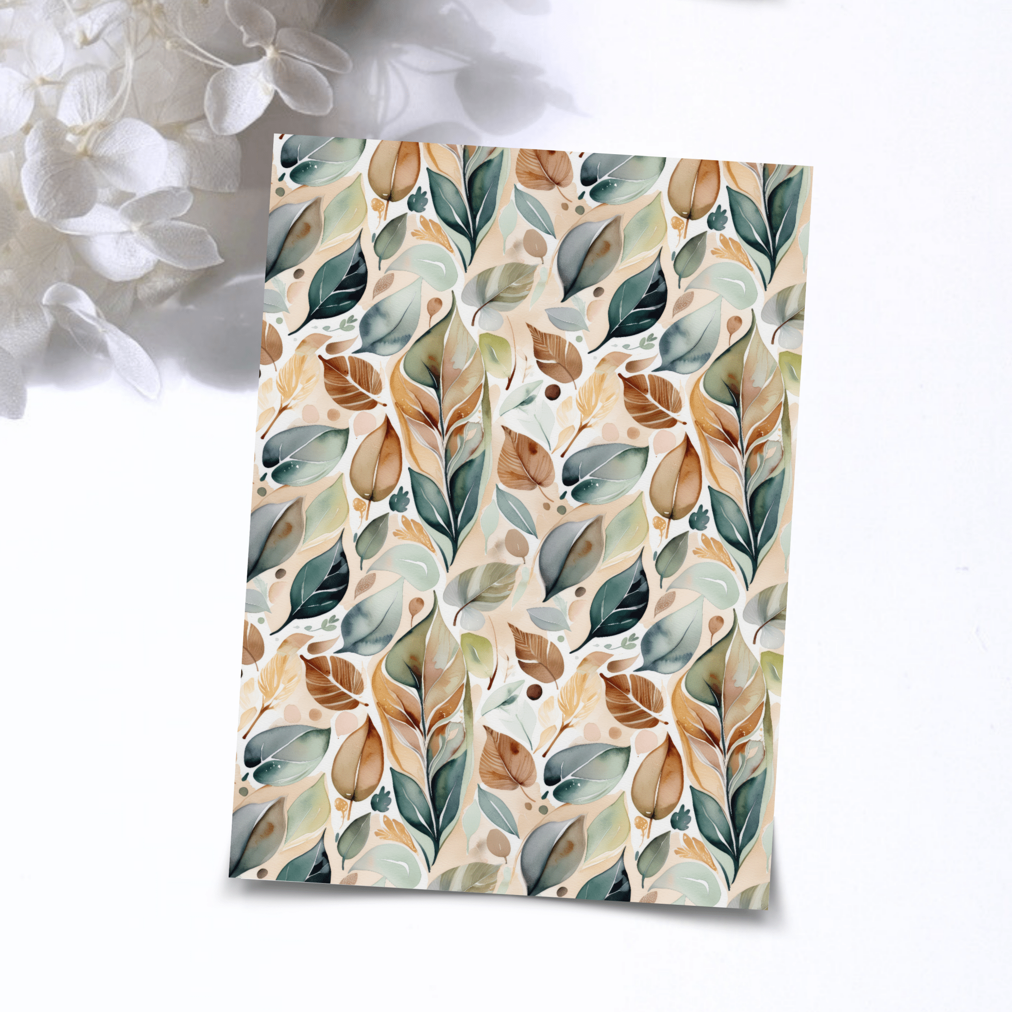 S.I. Originals - Vendita all'ingrosso Attrezzature per lavoretti e fai da te - Carta Transfer – Botanica ad Acquerello | Per Argilla Polimerica - Carta Transfer per Acqua - 2810