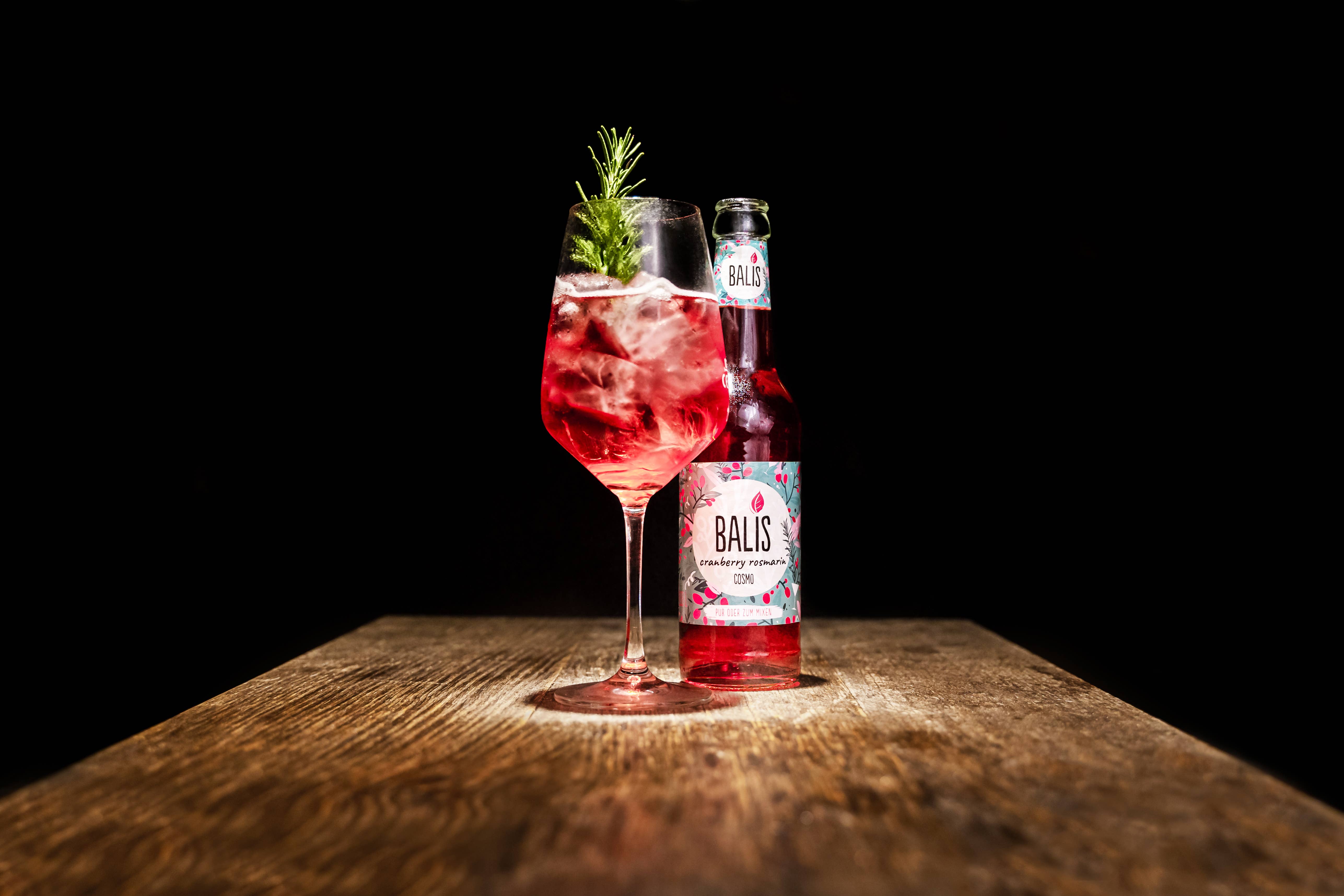 BALIS - Wholesale Non-Alcoholic Aperitif/Mocktail - BALIS Cosmo (Cranberry Rosemary) 0.33 L2