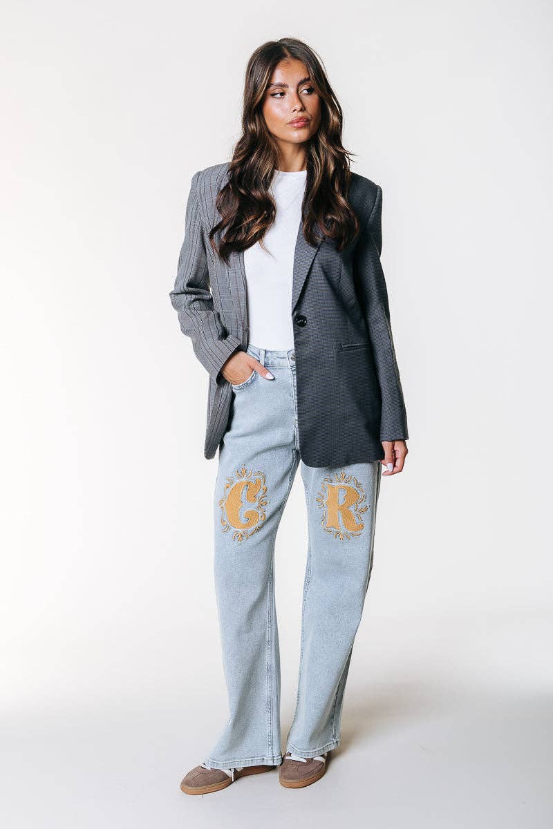 Denim azul claro Gaias Denim | Denim azul claro para venda a revendedores na Faire3