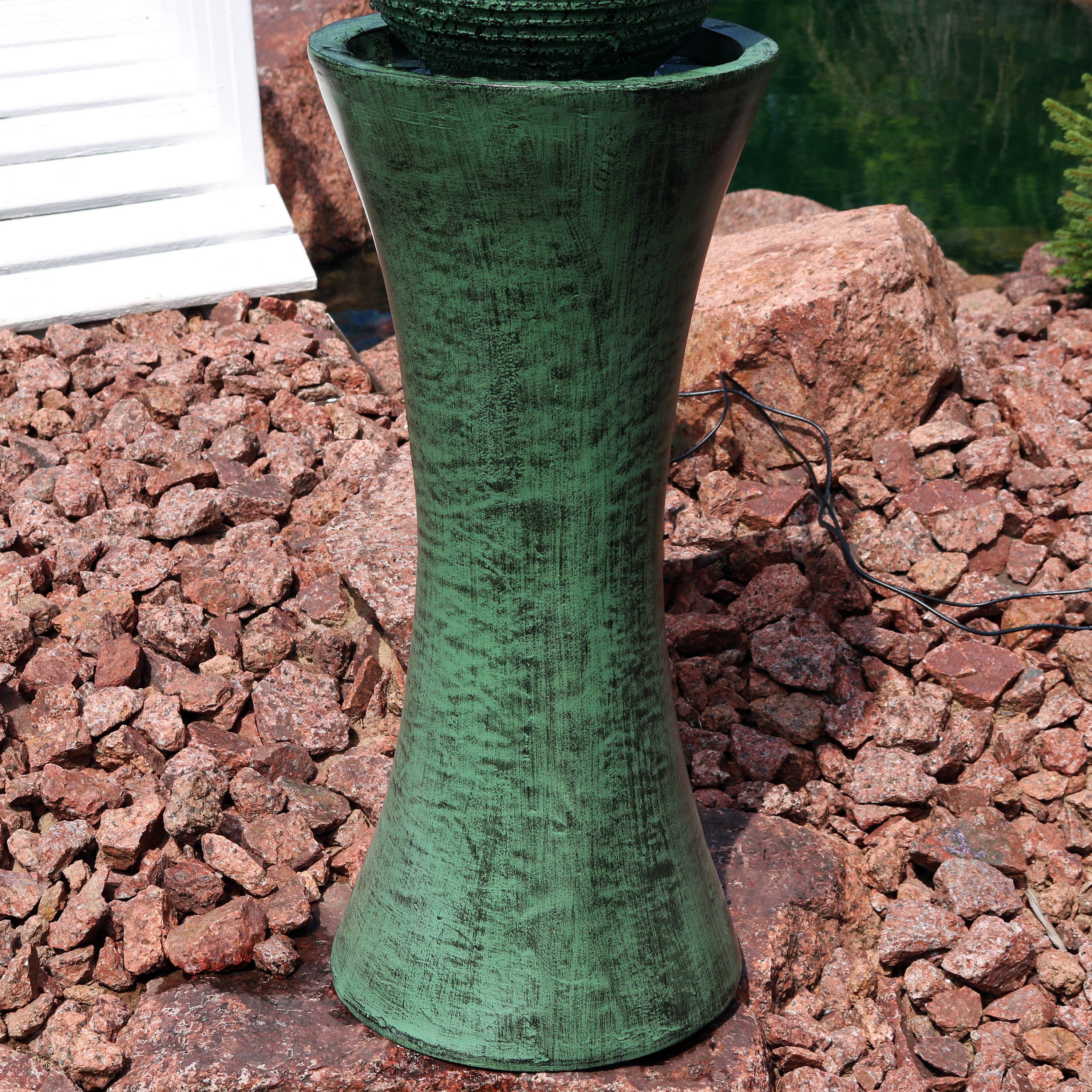 Sunnydaze Decor - Wholesale Outdoor Ornament/Decor - Desert Spring Solar Water Fountain with Battery/Pump - 30 in6