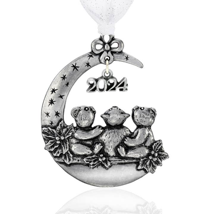 Freundschaftsbären Zinnornament für den Großhandel von Gloria Duchin