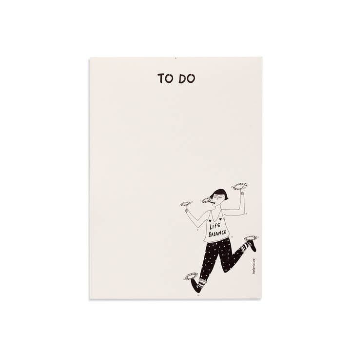 blocnote life balance pour la vente par helen b