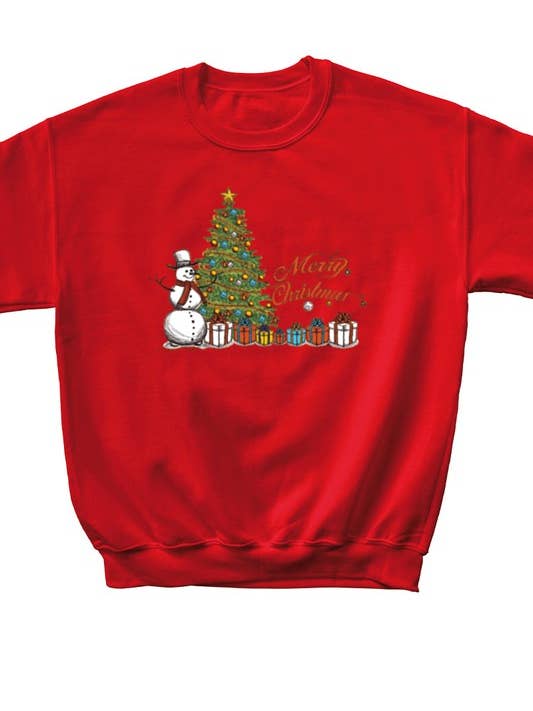 Merry Christmas Print Sweatshirt for wholesale by DOTCOM