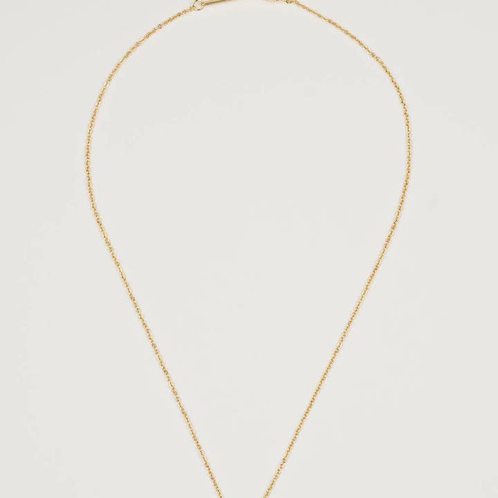 Brenda Grands Jewelry - Wholesale Jewelry Set - 18K Gold Dainty Shiny Initial Necklace - Set of 1610