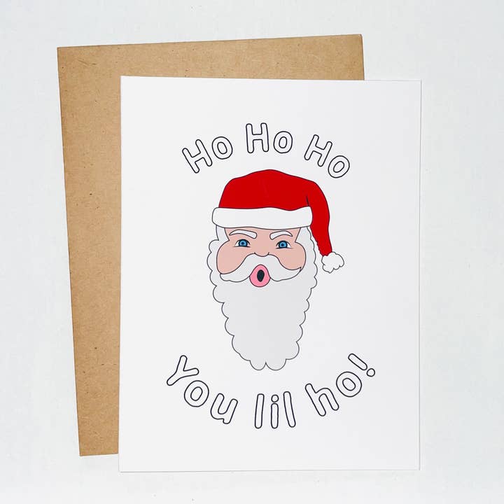 Carte de Noël drôle pour les fêtes, carte humoristique, carte pour la vente par Iome