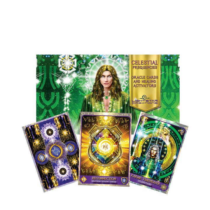 Celestial Frequencies Oracle Cards And Healing Activators Sc for wholesale by Cardshouse