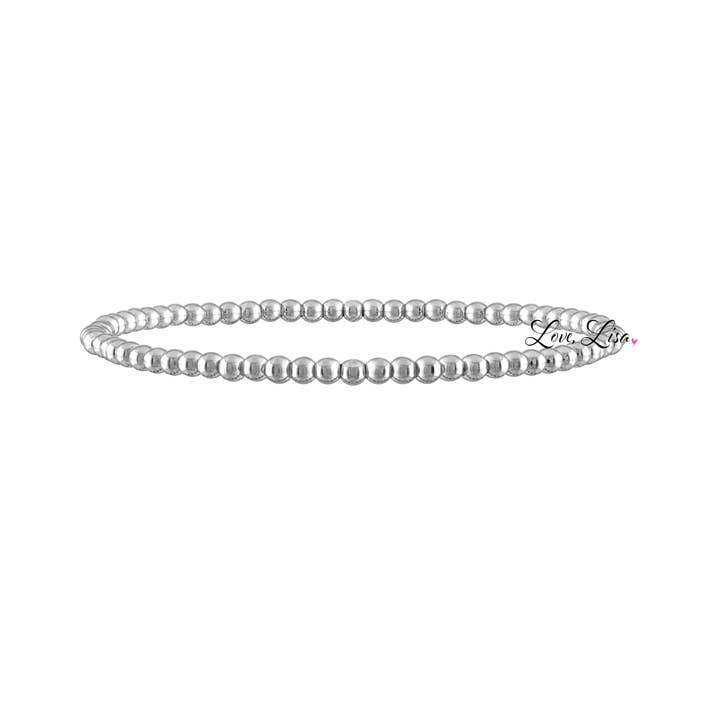 Love, Lisa - Wholesale Beaded Bracelet - Build Your Own Stack Of Beaded Bracelets Made with Elastic