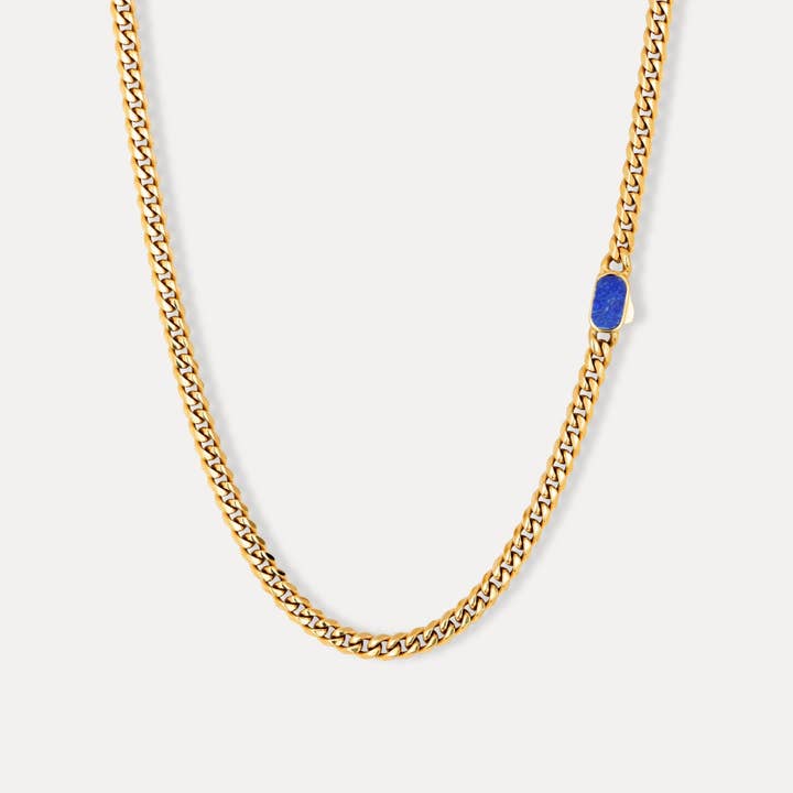 Lapis Cuban Chain (5MM) - Silver for wholesale on Faire4