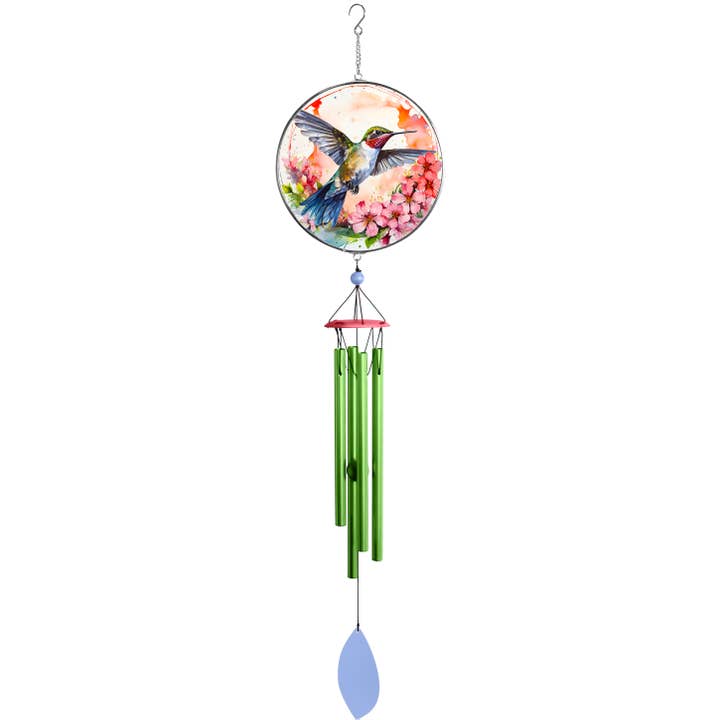 Carillon à vent Hummingbird Suncatcher pour la vente par Spoontiques, Inc