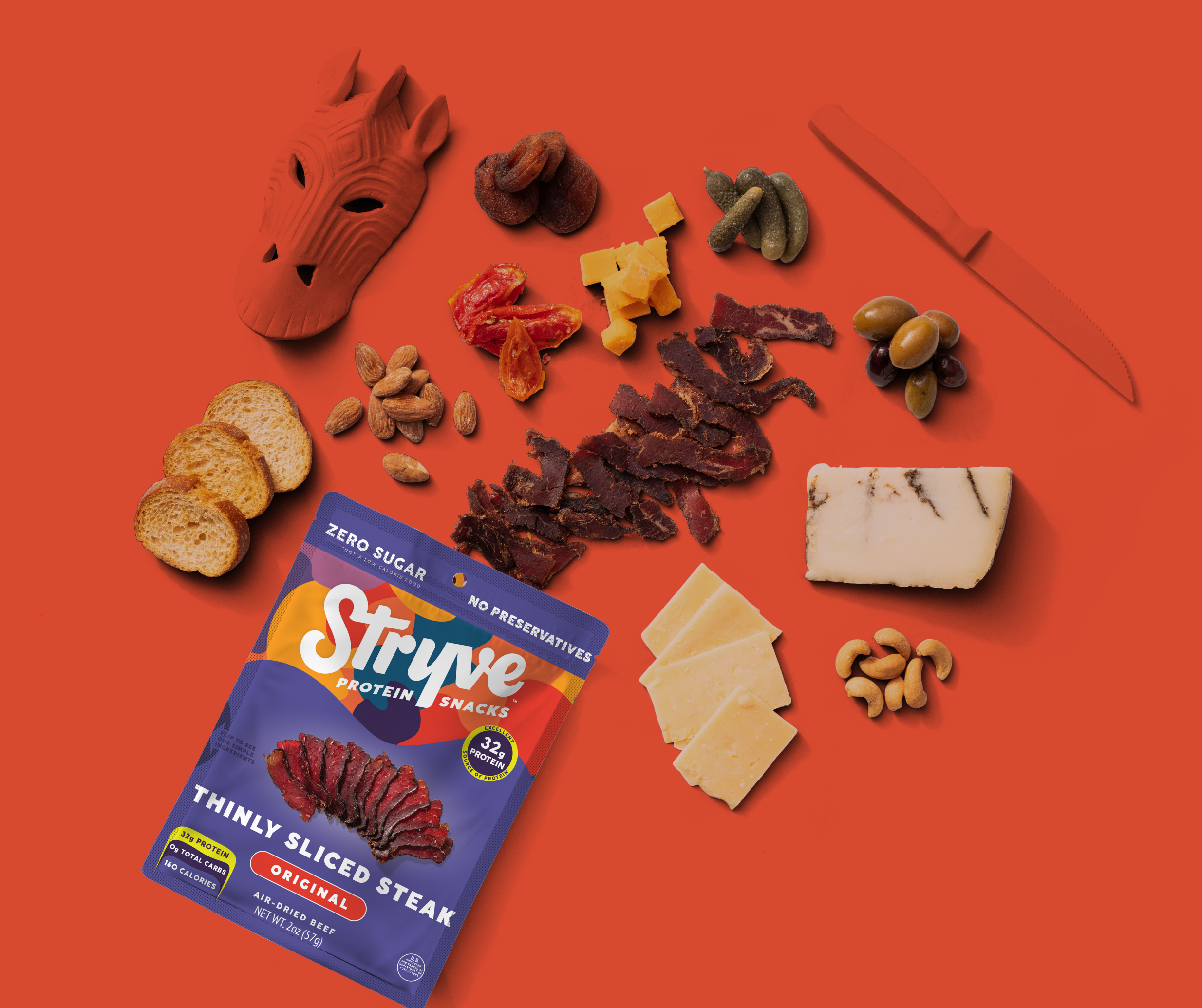 Stryve Foods, LLC - Wholesale Jerky - Stryve Thinly Sliced Steak Original - 2oz2