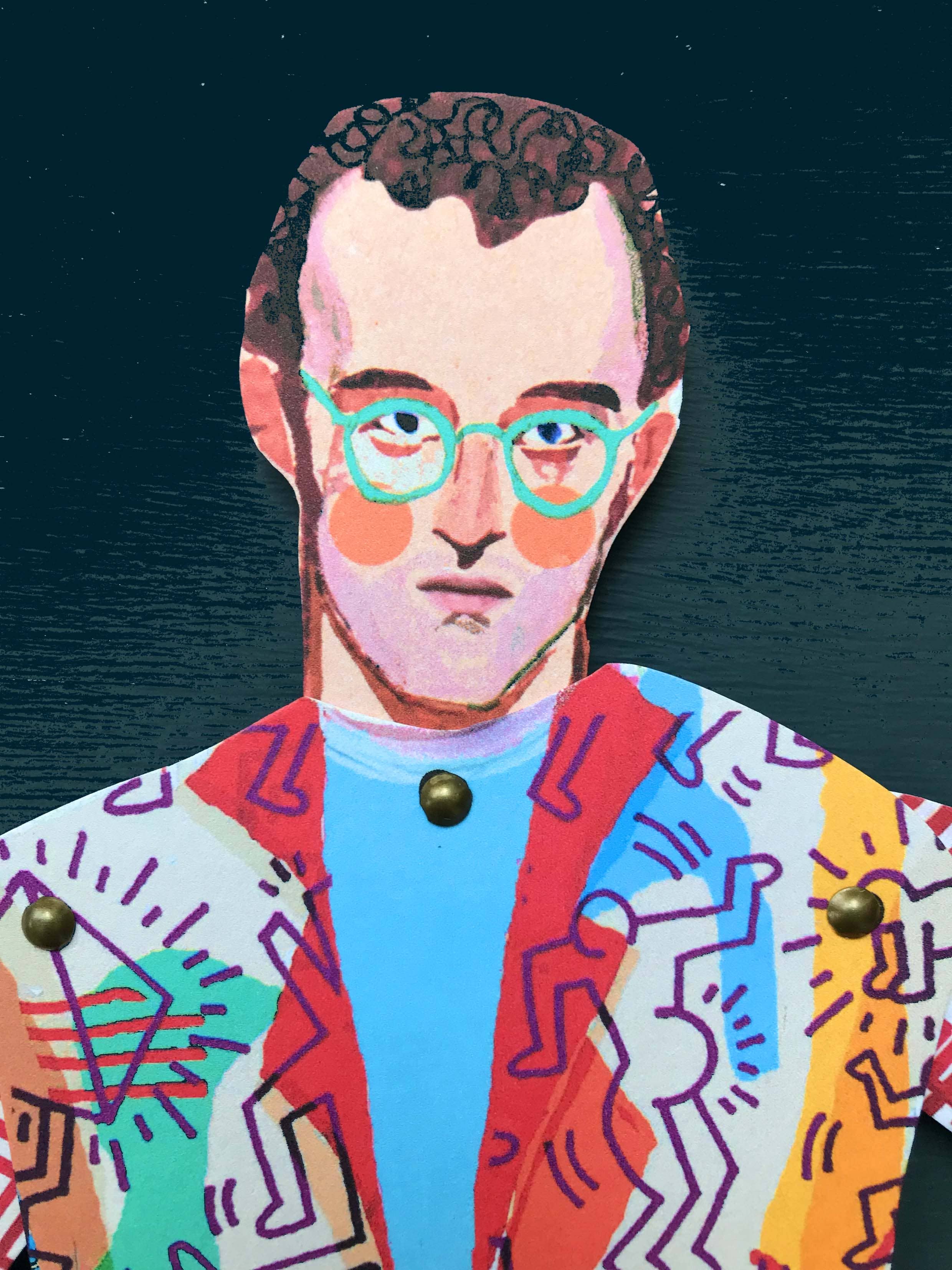 wini-tapp – wholesale DIY craft kit – Keith Haring Cut and Make Puppet3