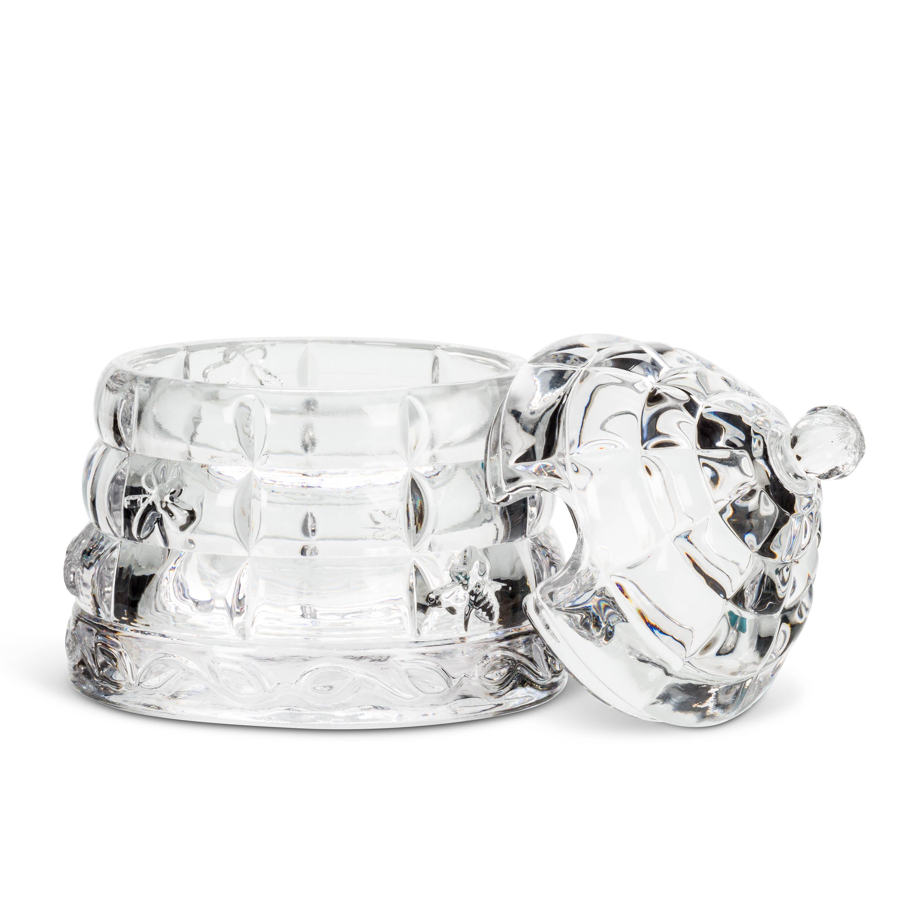 Abbott – wholesale Honey pot – Beehive Honey Pot W/Lid-4"H-14472