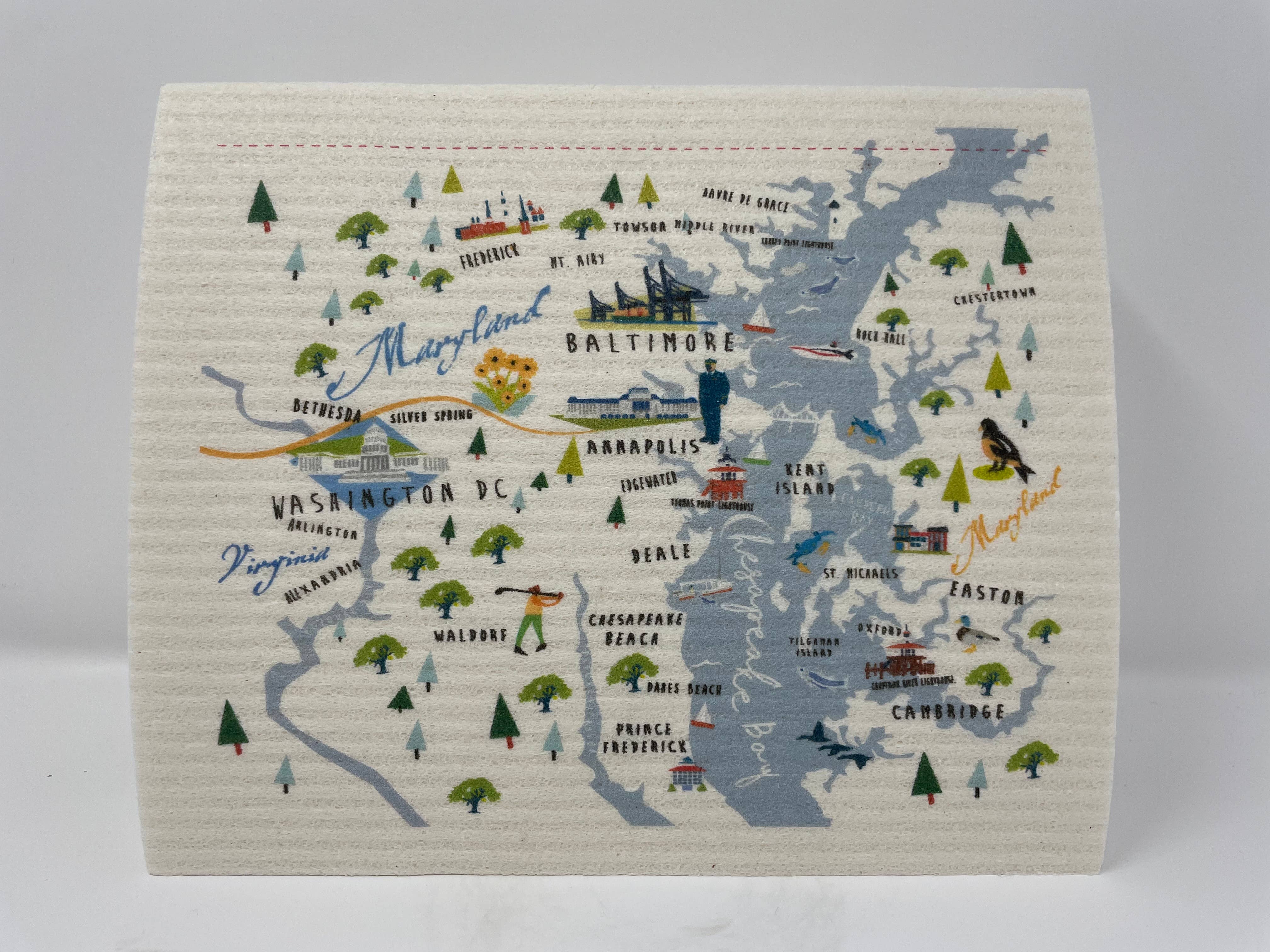 Galleyware - Wholesale Dishcloth - Chesapeake Bay Swedish Towel2