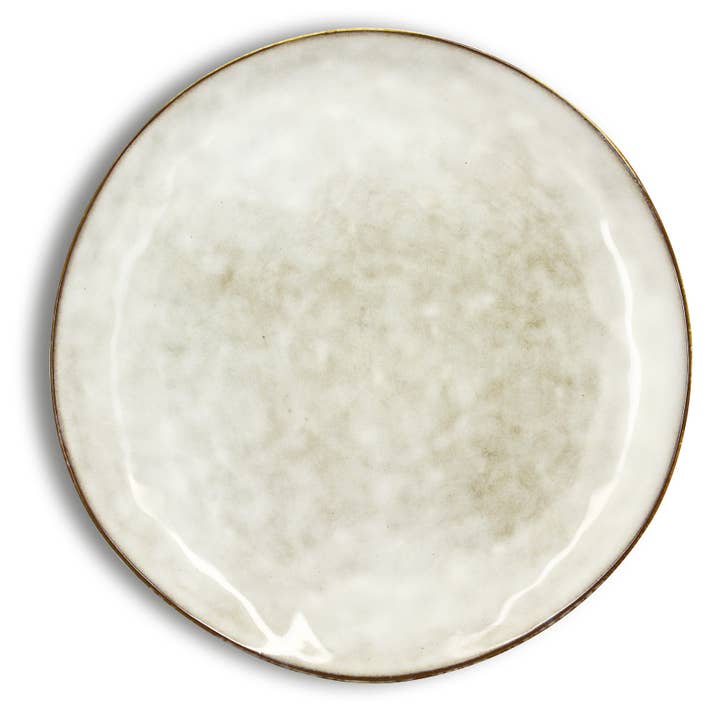 Ogo living – wholesale Dinner plate – Boral flat plate 27.5cm in light beige stoneware
