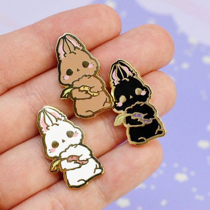Kittynaut - Wholesale Lapel Pin/Button - Bunny Familiars - Enamel Pins3