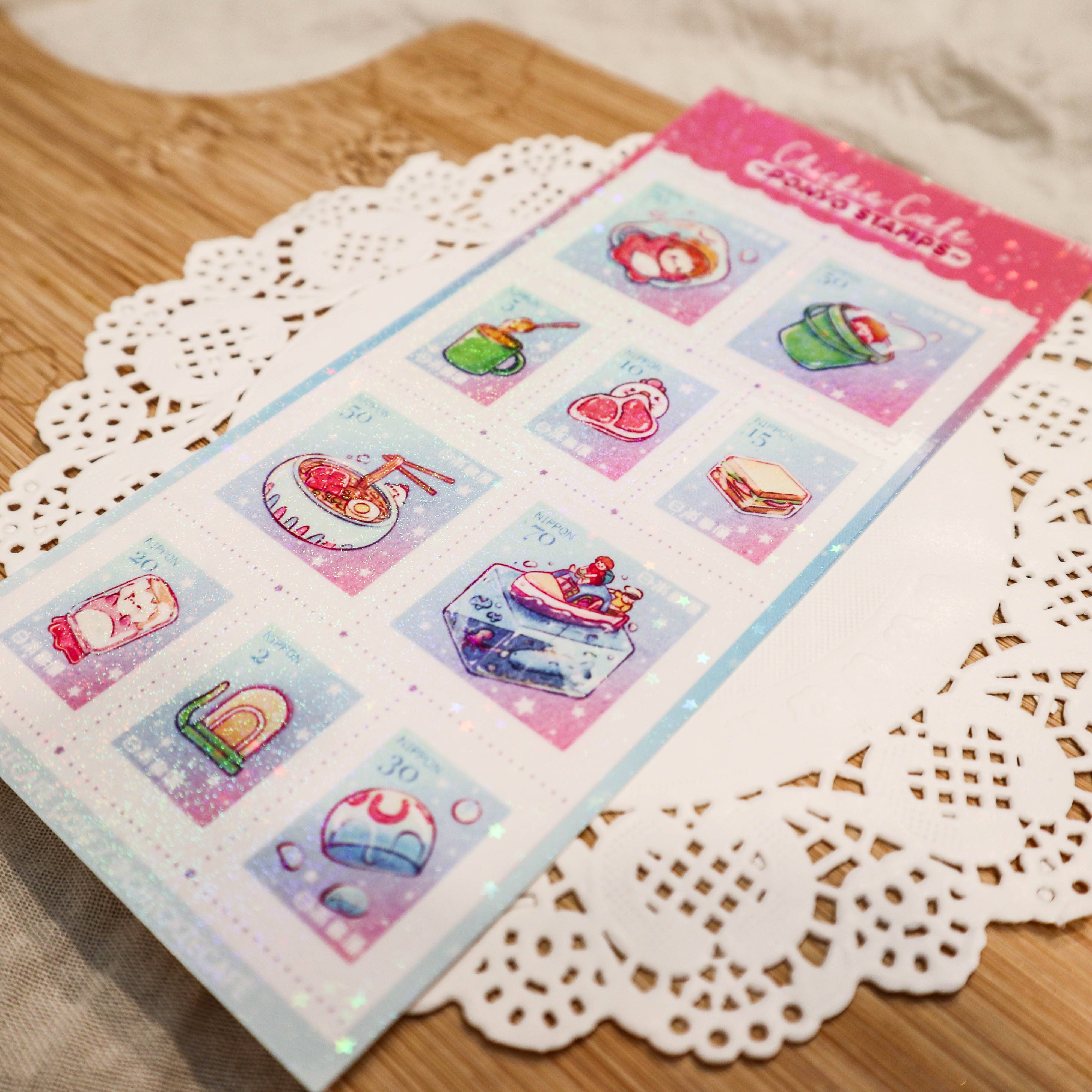 Chickie Cafe - Wholesale Sticker - Ponyo Stamps Sticker Sheet3