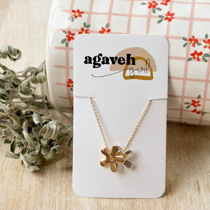 Flowerchild Necklace for wholesale by Agaveh girl