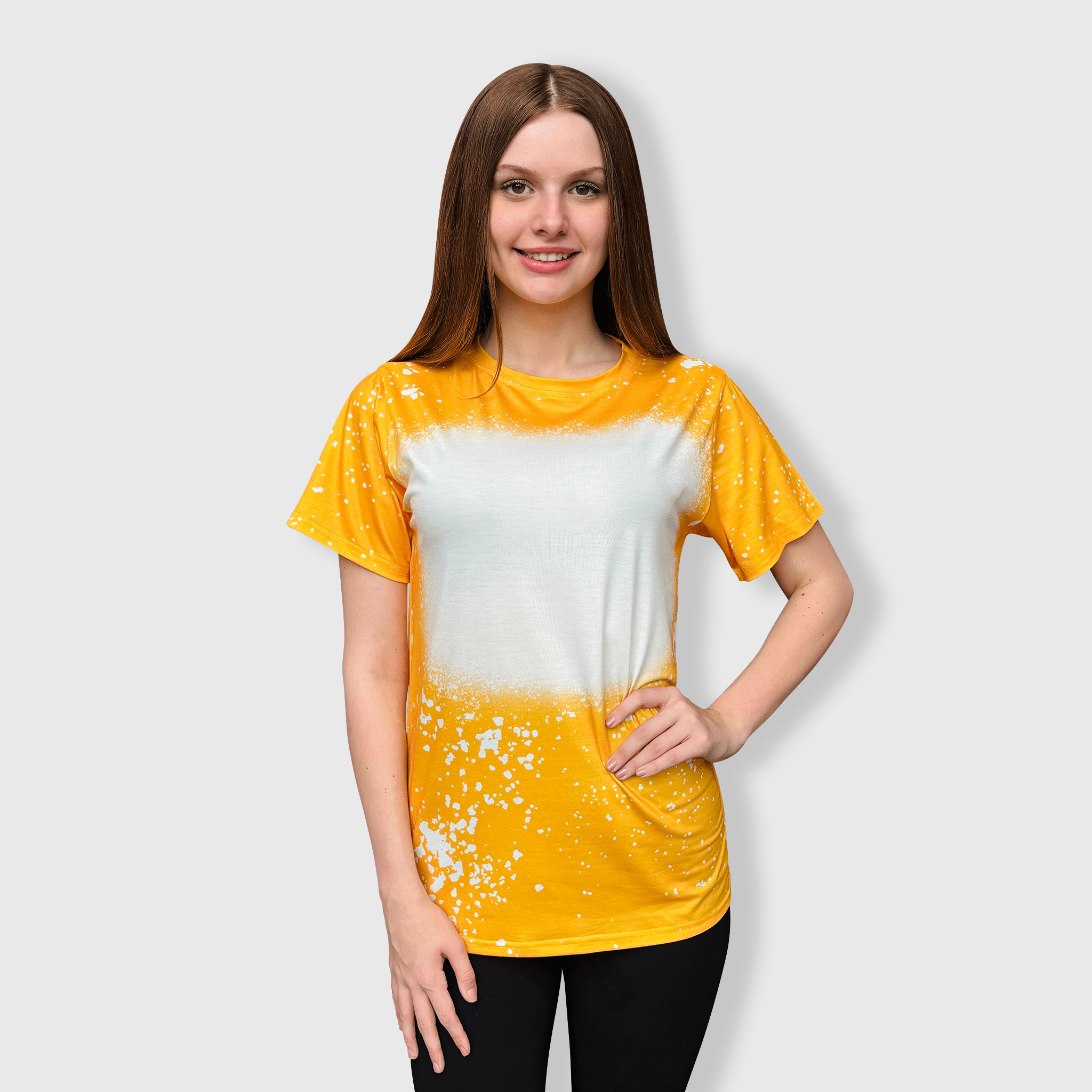 ILTEX Apparel - Wholesale T-Shirt - Women's - FAUX Bleached Tees - Adult12