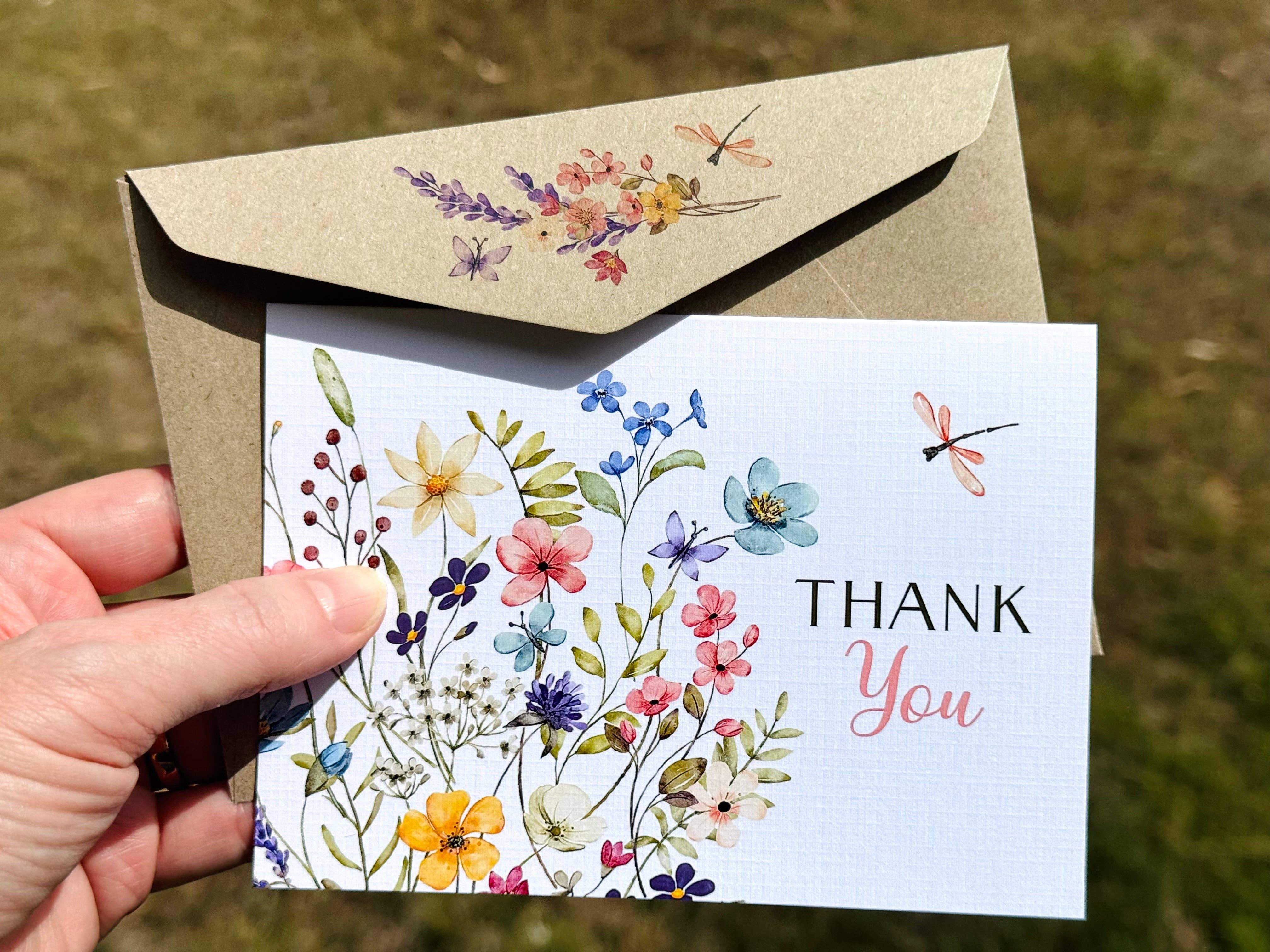 Scattered Seed Co - Wholesale Thank you card - Wildflower Thank You Cards1