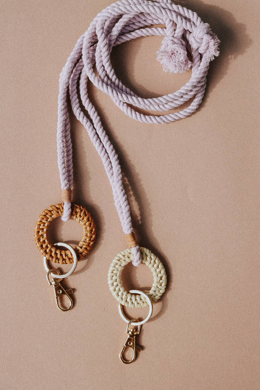 DayCrafter – wholesale Snodd - Dam – Rattan Nyckelring Nyckelband - Macrame Snodd - Boho Snodd18