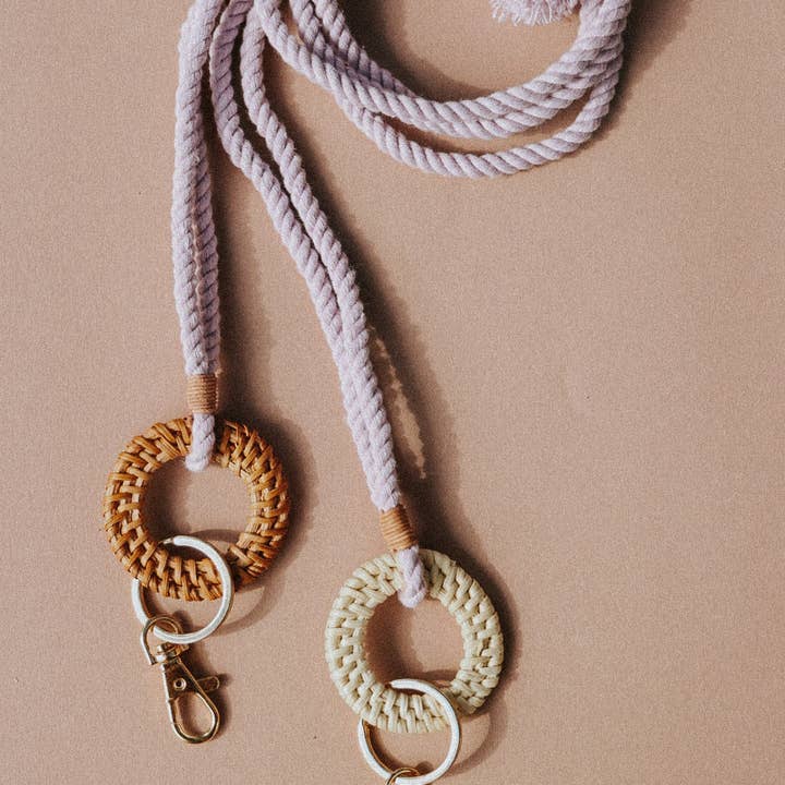 DayCrafter - Wholesale Lanyard - Women's - Rattan Keychain Lanyards - Macrame Lanyard - Boho Lanyard18
