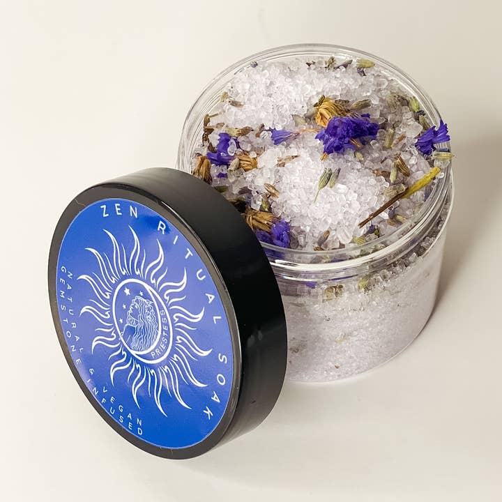 Priestess RX - Wholesale Bath Salts - ZEN Amethyst Ritual Salt Soak