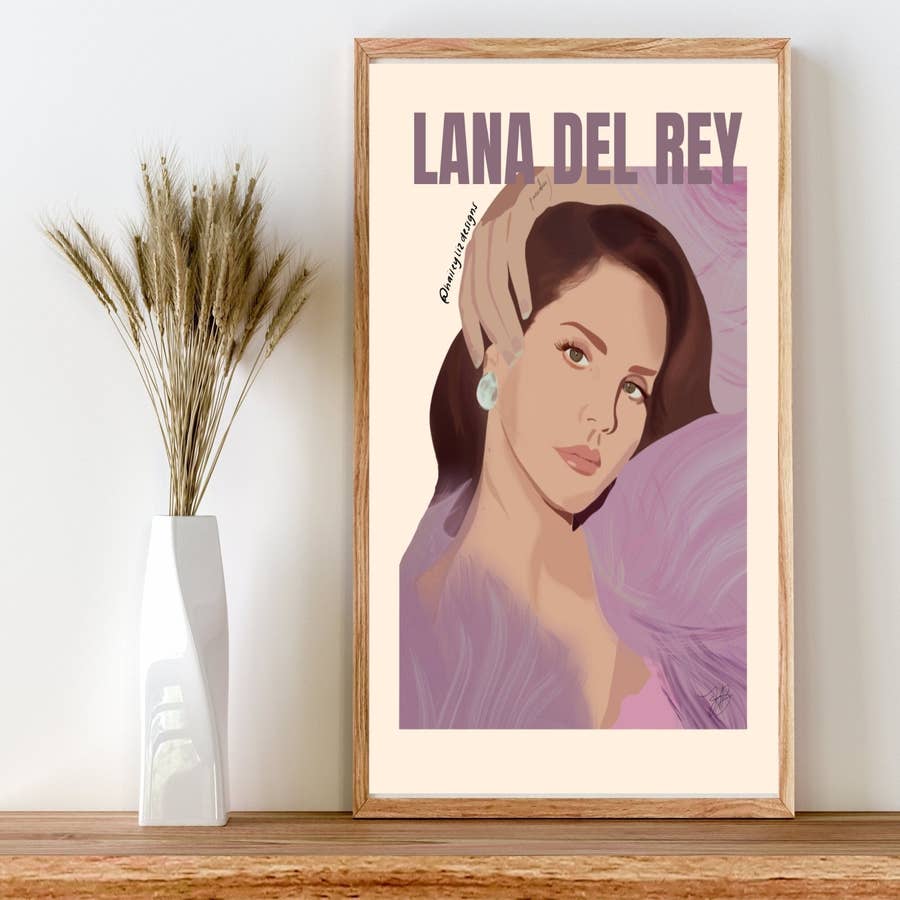 Lana del rey - Lana Del Rey - Stickers sold by Germaine Widening