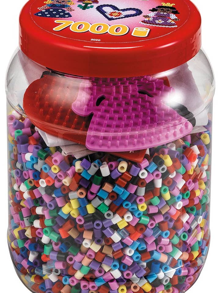 HAMA Dose mit Perlen und Stiftplatten. für den Großhandel von Hama