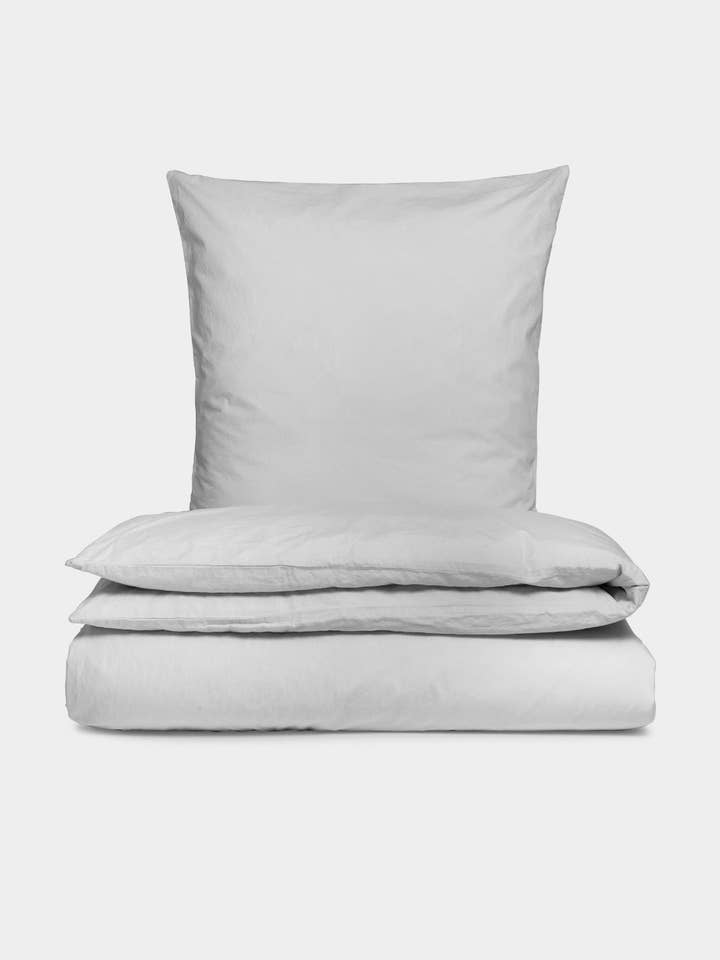 Set biancheria da letto in percalle - Grigio chiaro per la vendita all'ingrosso da parte di Sekan