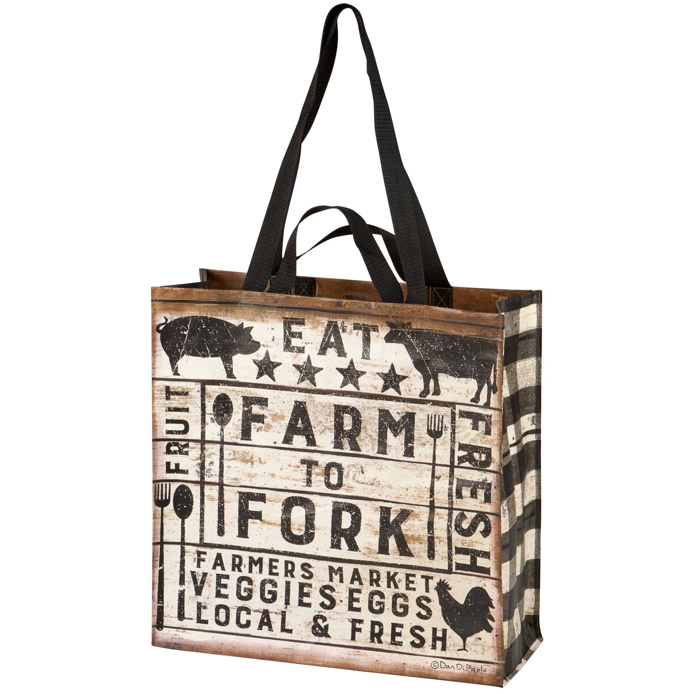 Primitives by Kathy - Wholesale Tote Bag - Unisex - Farm To Fork Market Tote1