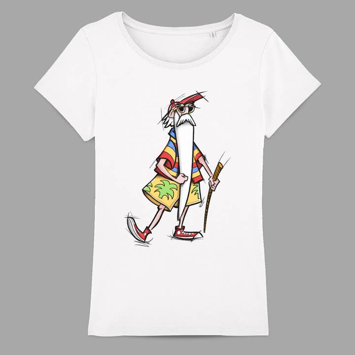 Dames T-shirt slim Honolulu 2Life voor wholesale door Mary Cotton Couture